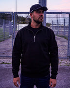 ICON HALF ZIP SWEATER