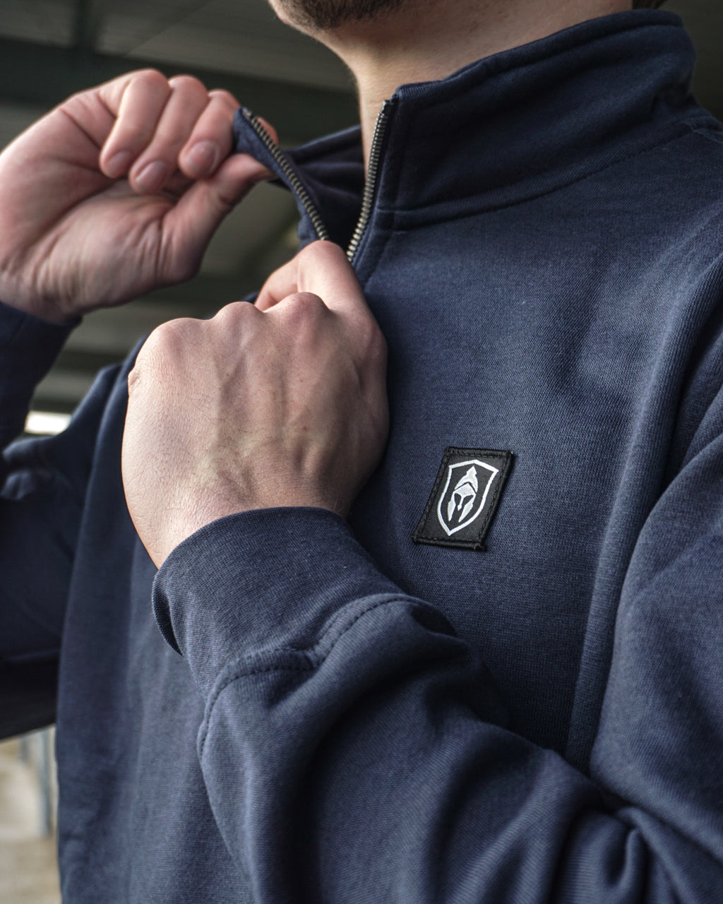 CLASSIC HALF ZIP SWEATER