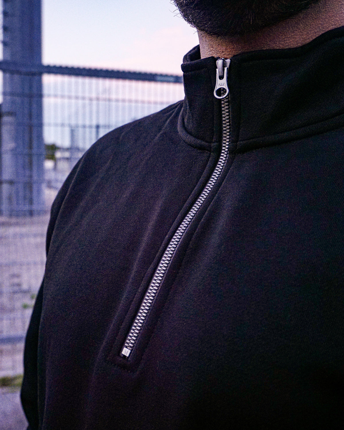 ICON HALF ZIP SWEATER