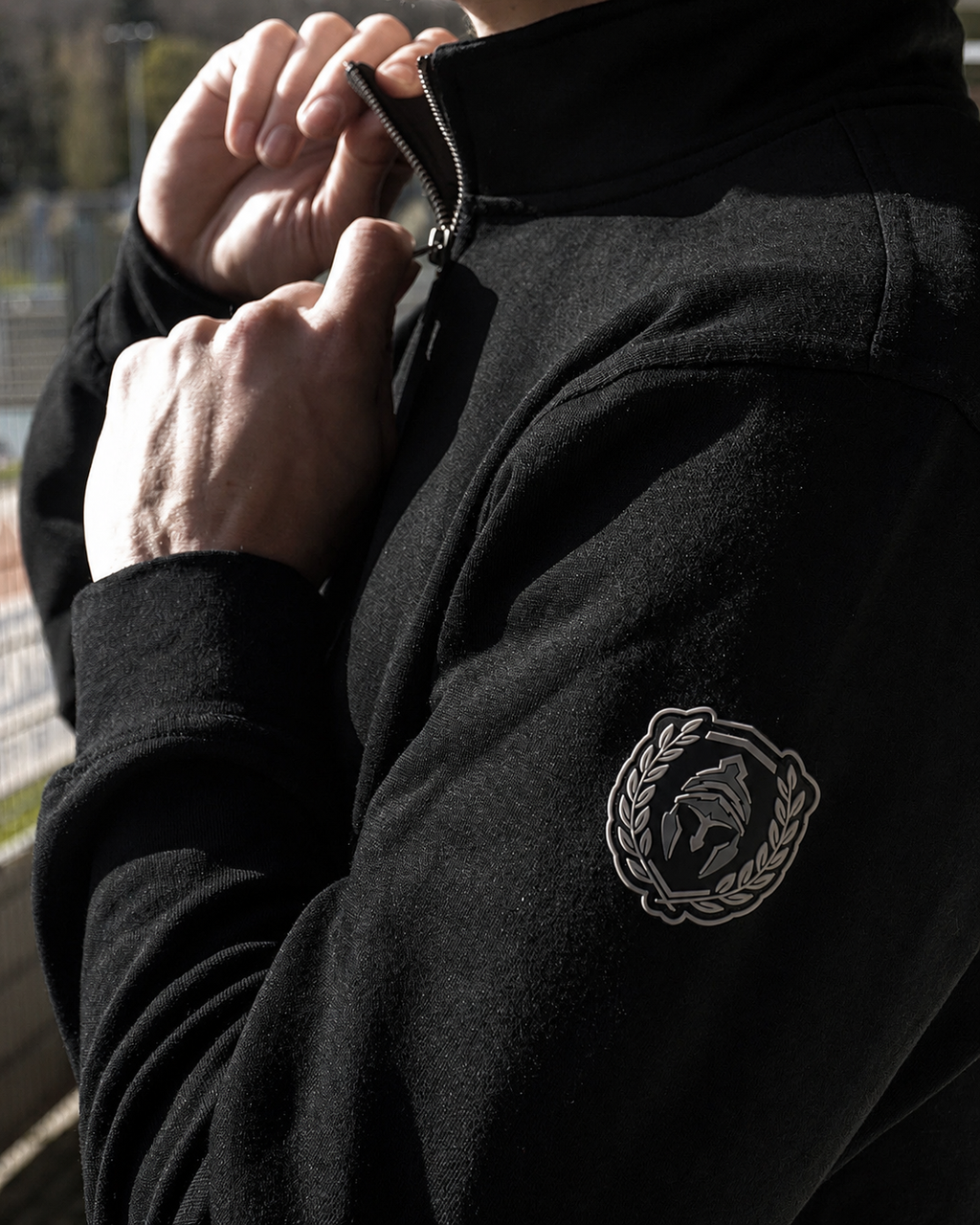 ICON HALF ZIP SWEATER