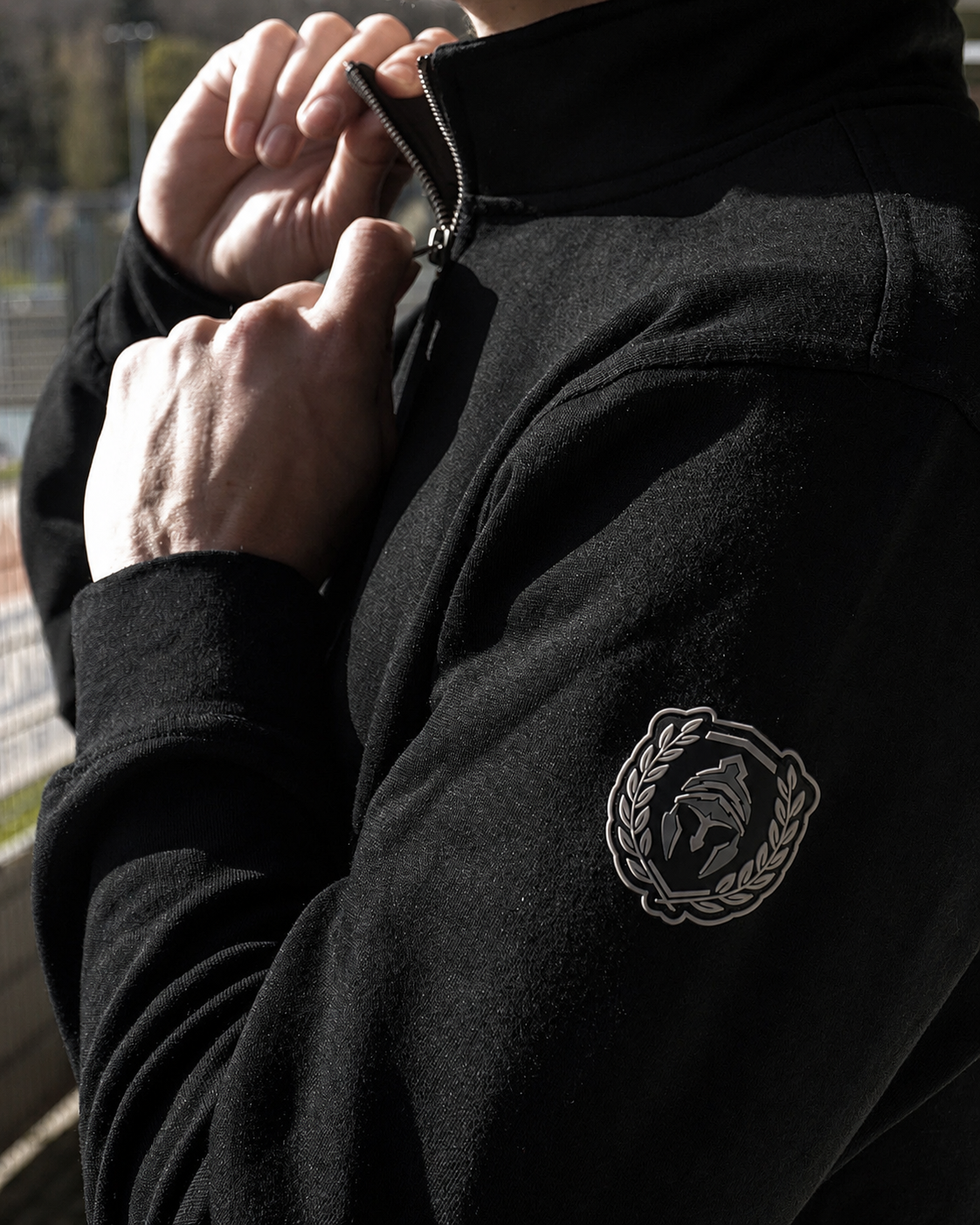 ICON HALF ZIP SWEATER