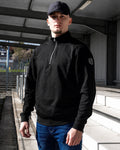 ICON HALF ZIP SWEATER