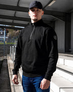 ICON HALF ZIP SWEATER