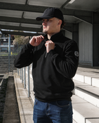 ICON HALF ZIP SWEATER